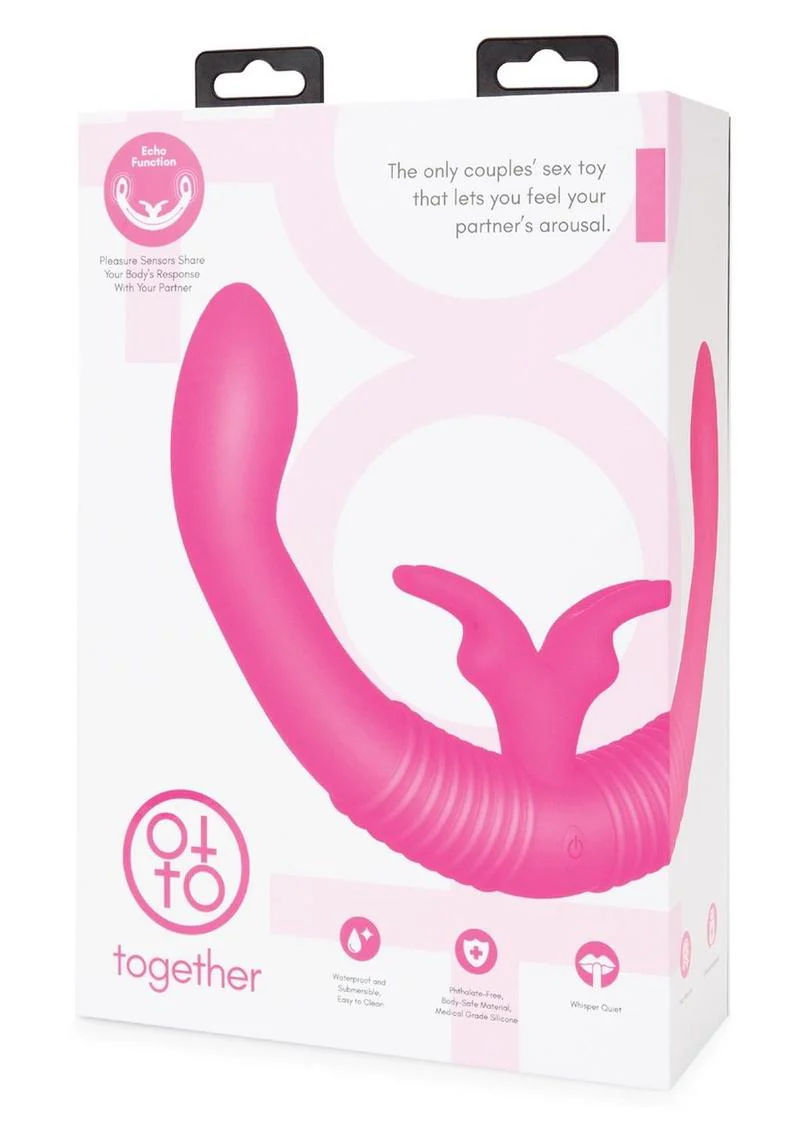 Together Silicone Rechargeable Echo Function Couples Vibrator - Image 4