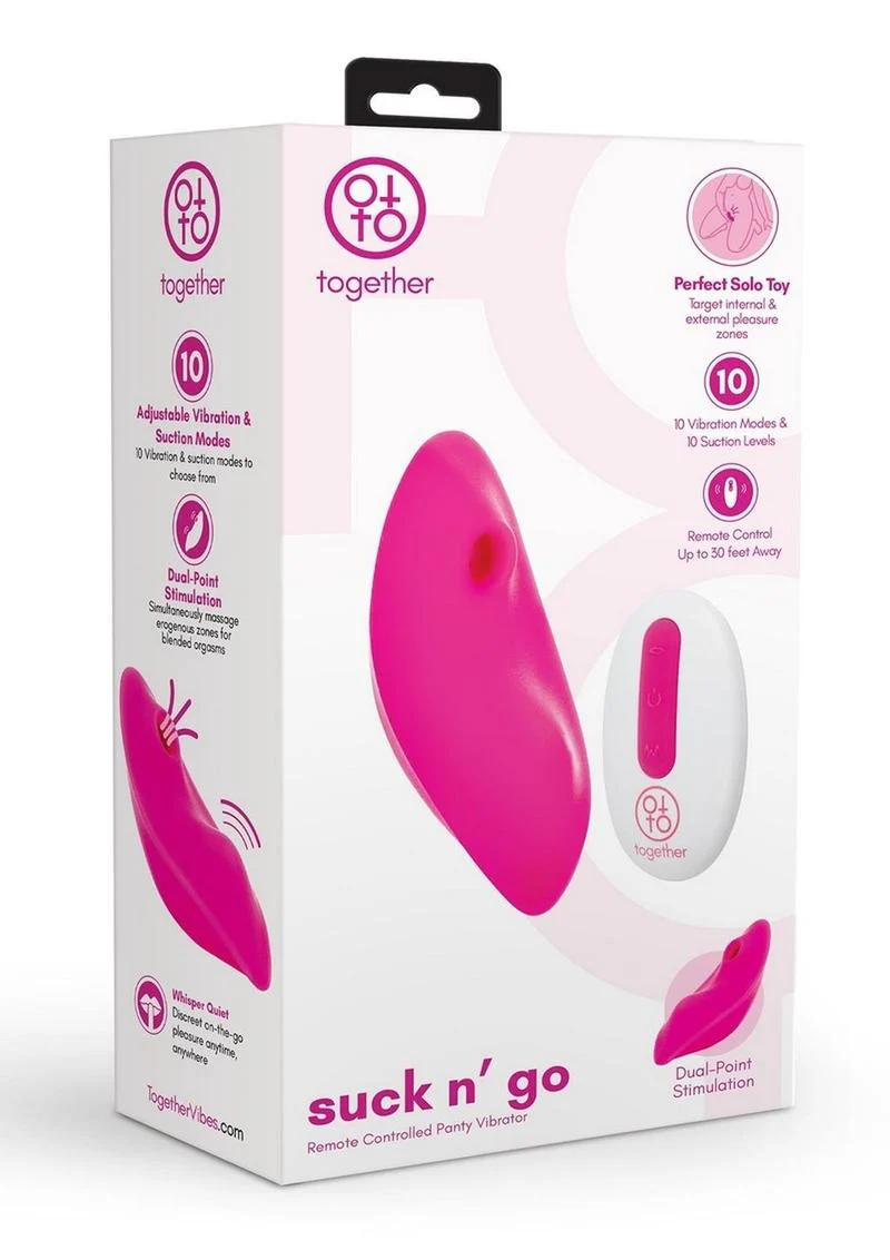 Together Suck n’ Go Remote Controlled Panty Vibrator - Image 4
