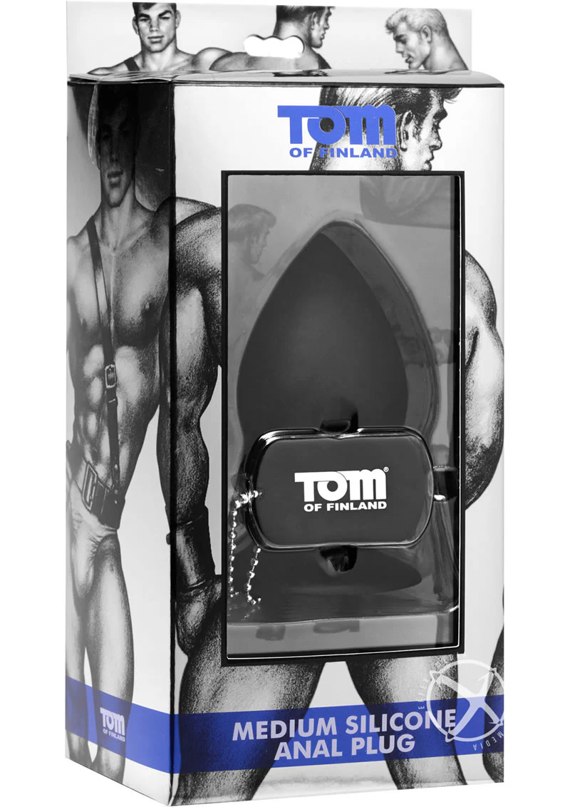 Tom of Finland Medium Silicone Anal Plug Premium Design - Image 2