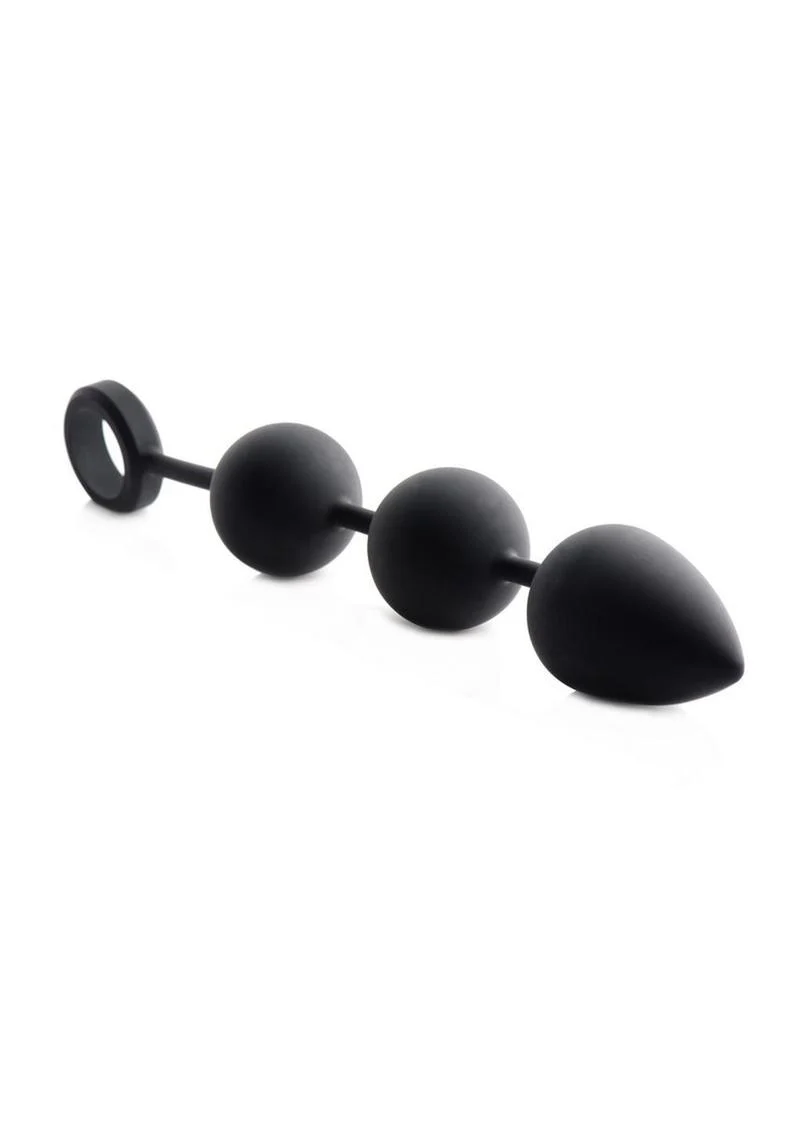 Tom of Finland Weighted Anal Ball Plug Graduated Anal Beads - Image 3