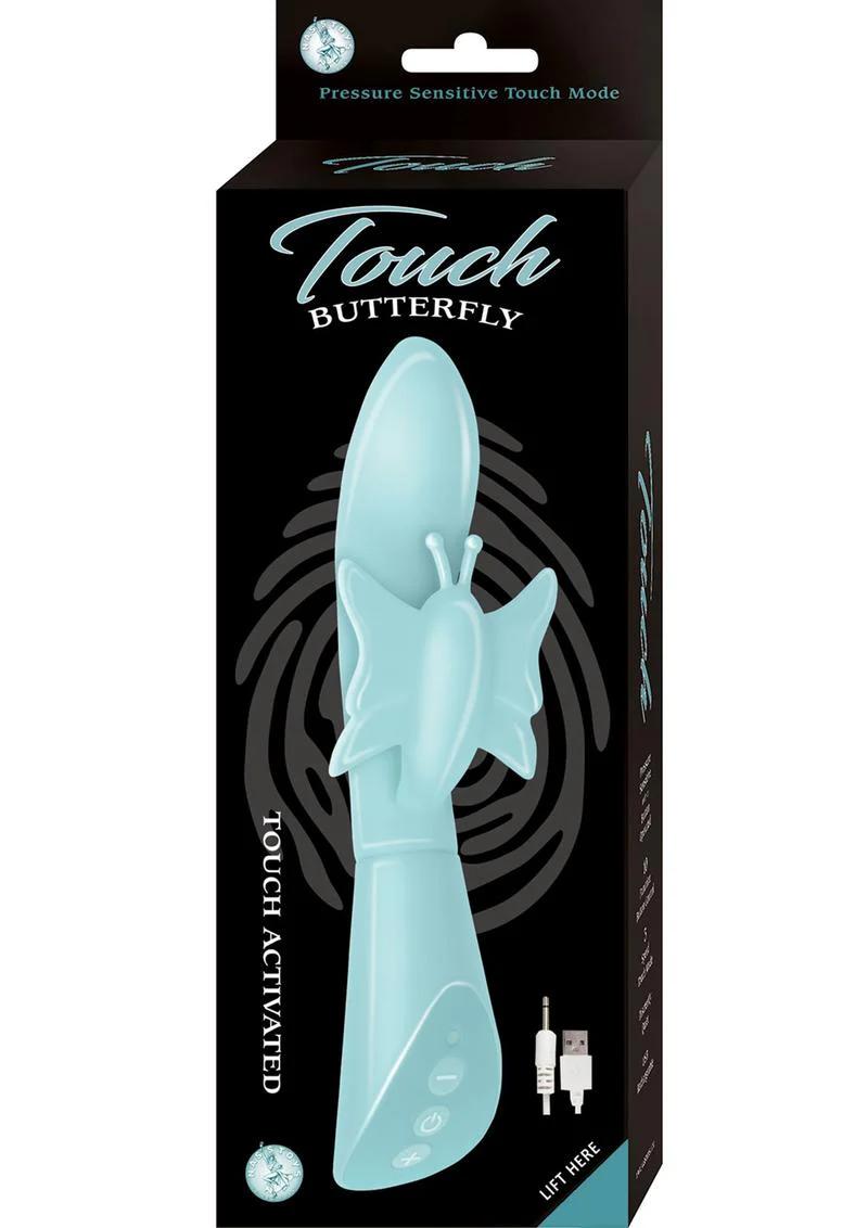 Touch Butterfly Pressure Sensitive Silicone Rabbit Vibrator - Image 2