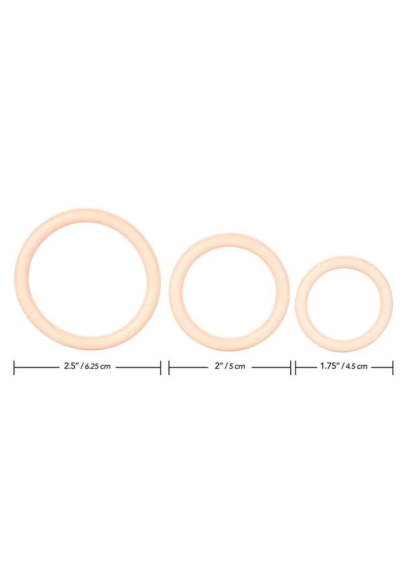 Tri Rings Multi Color Cock Ring Set - Image 12