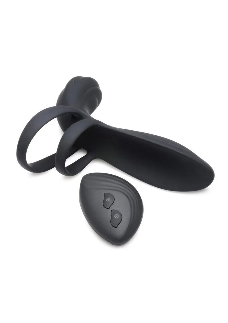 Trinity Men 10X Vibrating Girth Enhancer with Dual Motor Stimulation - Image 2