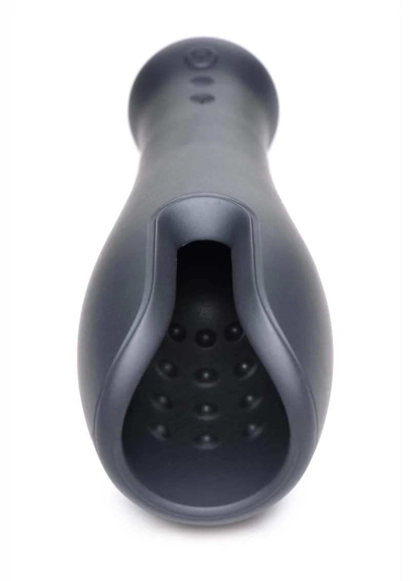 Trinity Men 10X Vibrating Silicone Stroker 5 Speeds 5 Vibration - Image 2