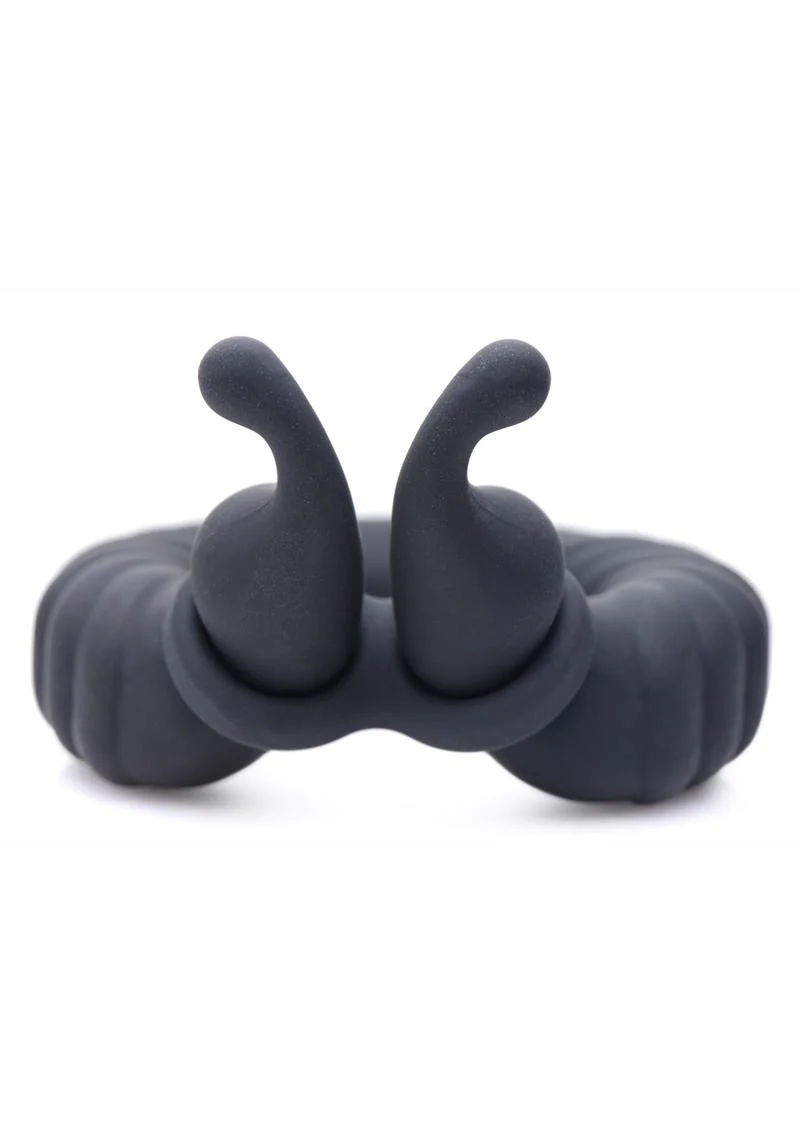 Trinity Vibes 10X Cock Cobra Dual Stim Waterproof Silicone Cock Ring - Image 2