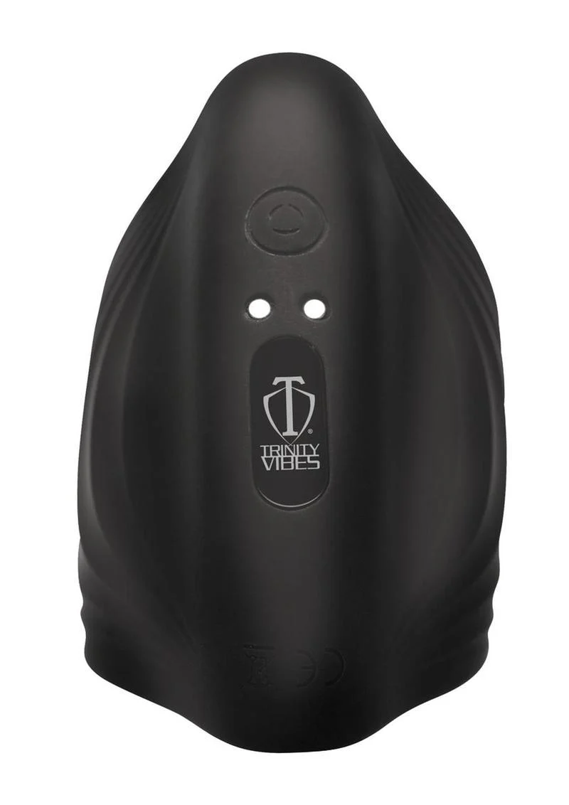 Trinity Vibes 10X Pleasure Stroke Vibrating Silicone Penis Sleeve - Image 3