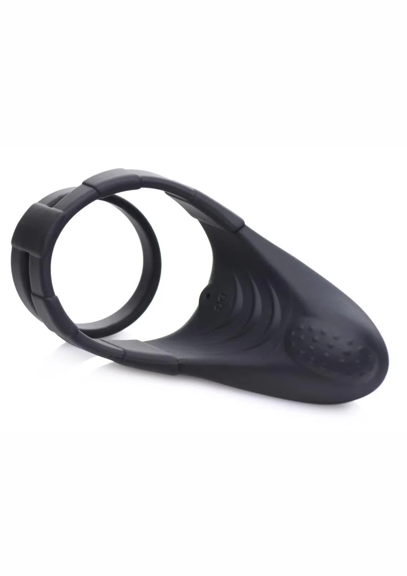 Trinity Vibes 10X Rechargeable Silicone C-Ring with Vibrating Stimulator - Image 2