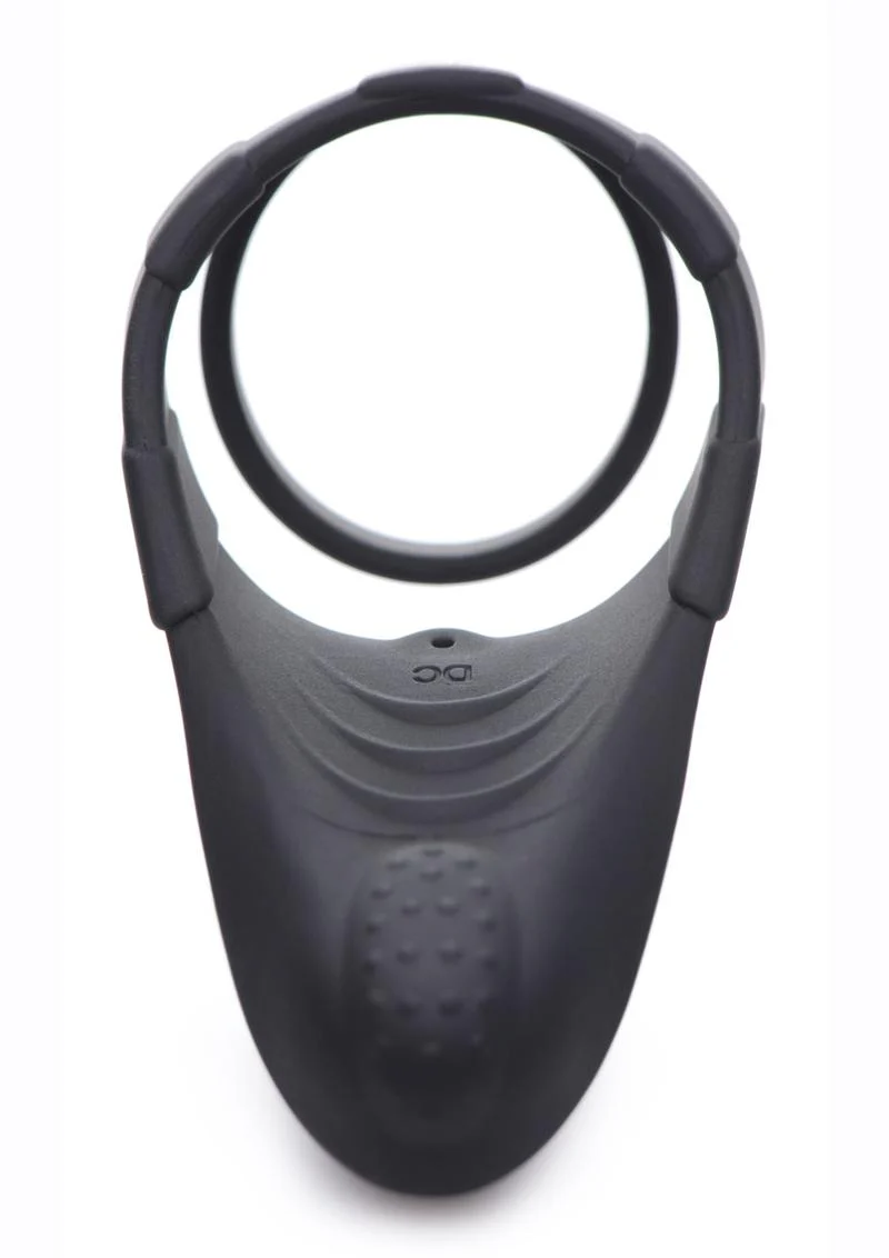 Trinity Vibes 10X Rechargeable Silicone C-Ring with Vibrating Stimulator - Image 3