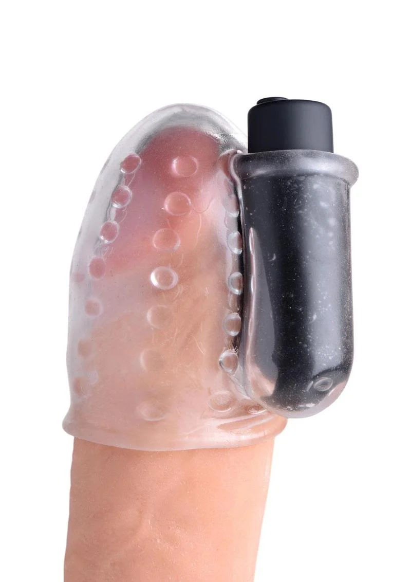 Trinity Vibes 28X Rechargeable Penis Head Teaser with Remote Control - Image 2