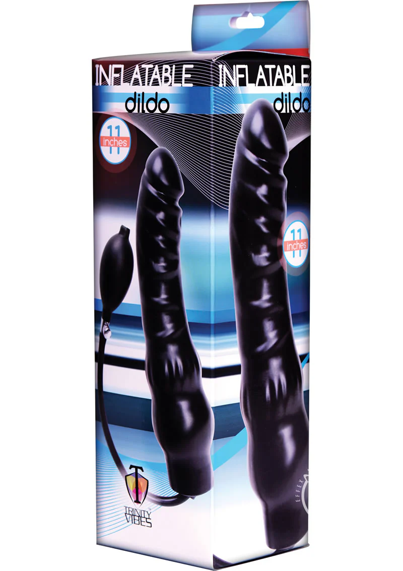Trinity Vibes Inflatable 11-Inch Dildo Adjustable Size - Image 4