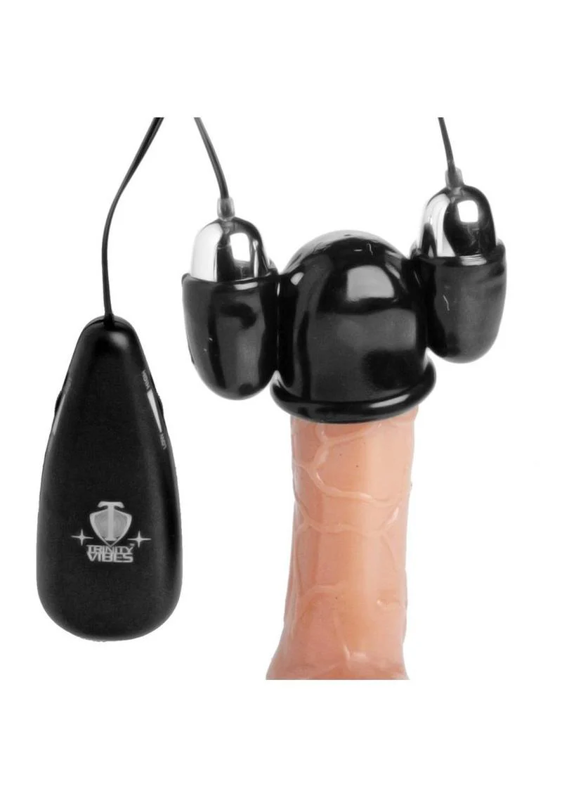 Trinity Vibes Multi-Speed Vibrating Penis Head Teaser with Remote - Image 2
