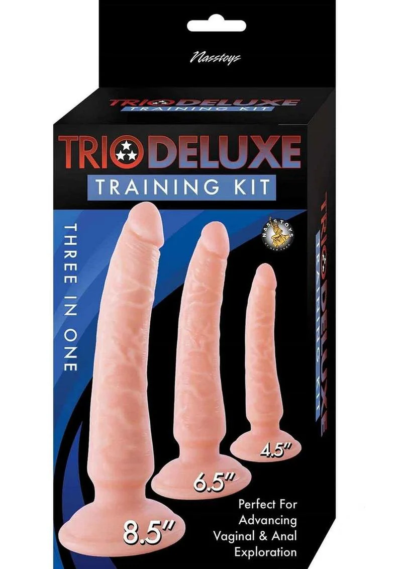 Trio Deluxe Training Kit 3-in-1 Dildo Set - Image 4