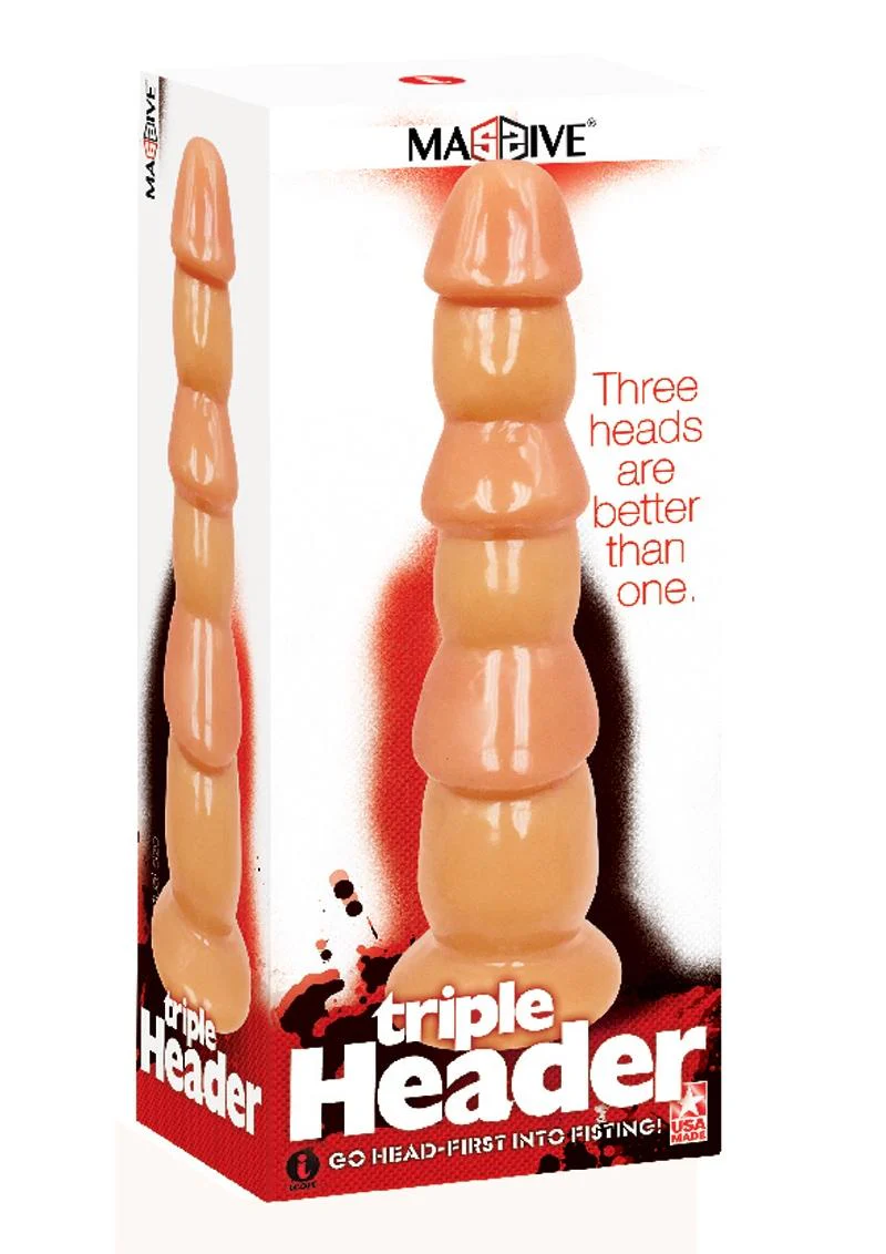 Triple Header Dildo Triple-Head Design for Ultimate Pleasure - Image 2