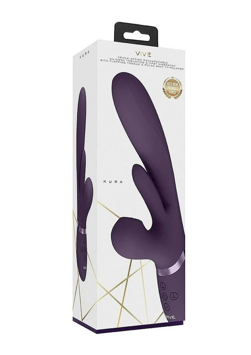 Triple Motor Thrusting G-Spot With Flapper and Air Wave Stimulation Vibrator - Image 4