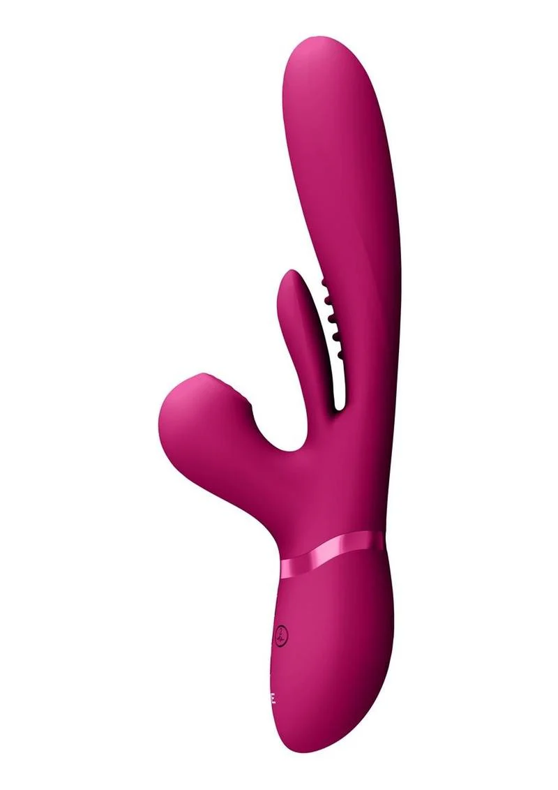 Triple Motor Thrusting G-Spot With Flapper and Air Wave Stimulation Vibrator - Image 5