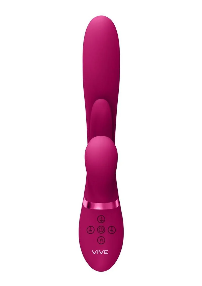 Triple Motor Thrusting G-Spot With Flapper and Air Wave Stimulation Vibrator - Image 7