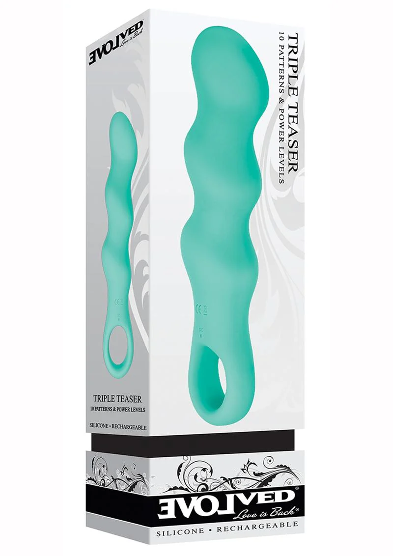 Triple Teaser Silicone Rechargeable Triple Motor Vibrator - Image 4