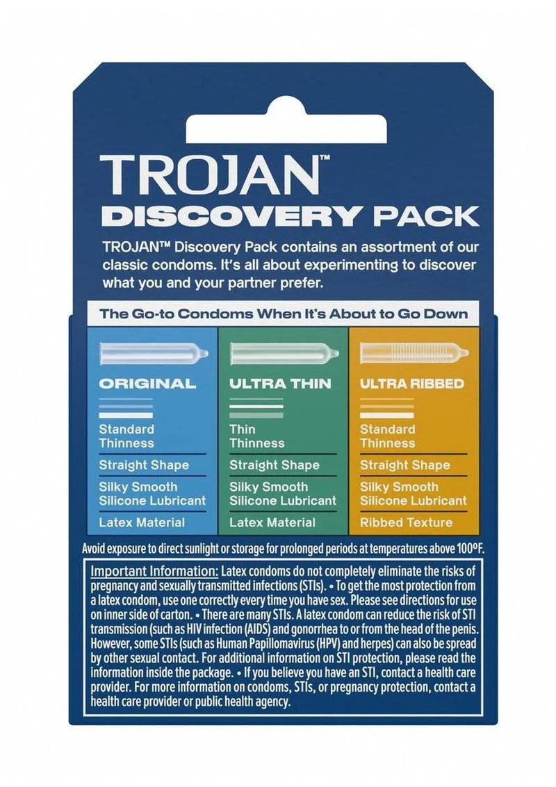 Trojan Discovery Pack Assorted Condoms - Image 3