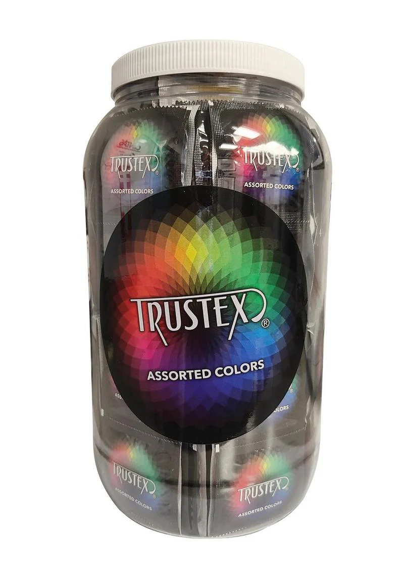 Trustex Lubricated Condoms Assorted Colors