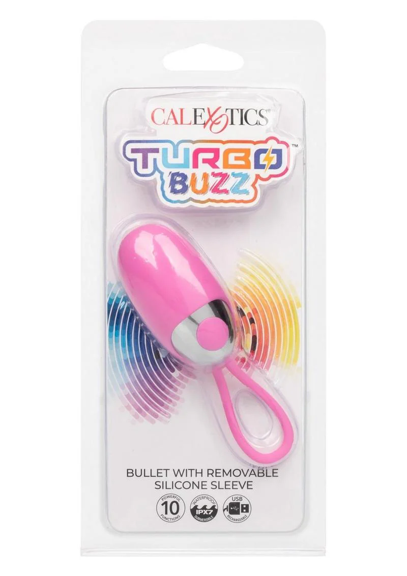 Turbo Buzz Rechargeable Bullet with Silicone Sleeve - Image 8