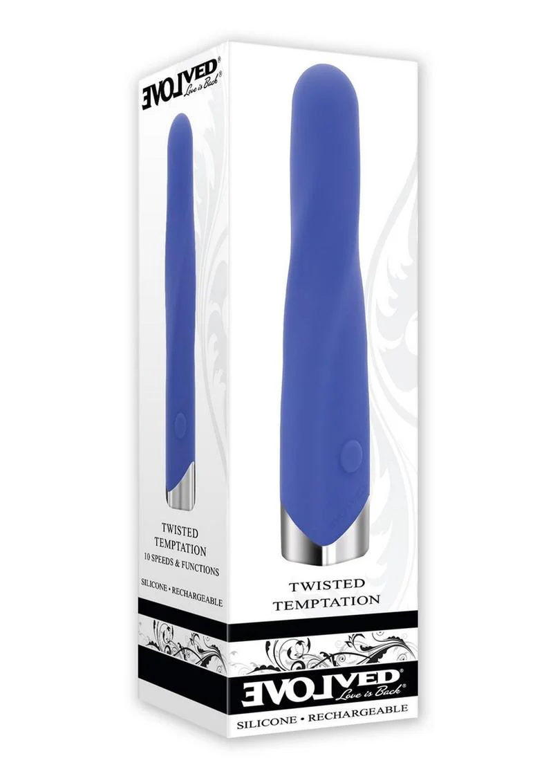 Twisted Temptation Rechargeable Silicone Vibrator - Image 4
