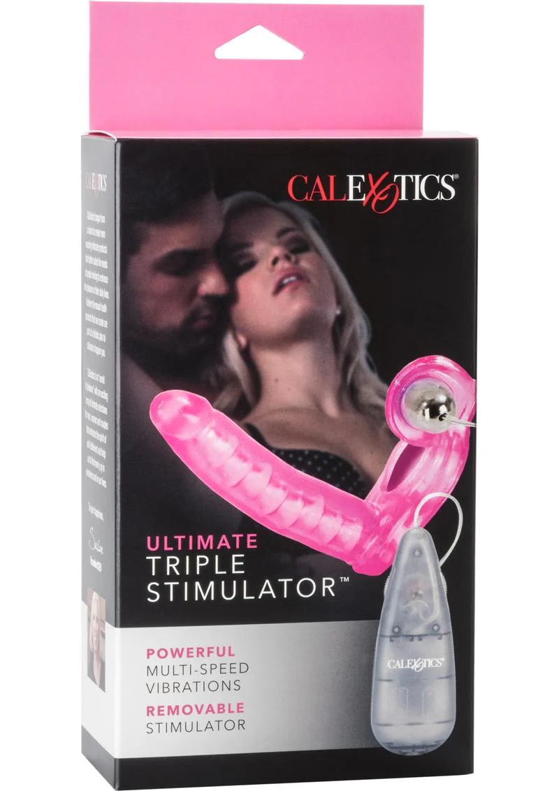 Ultimate Triple Stimulator Vibrating Cock Ring with Wired Remote Control - Image 4