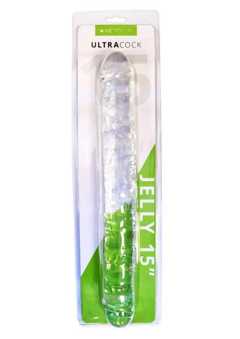 Ultra Cock Jelly Double Ended Dildo - Image 6