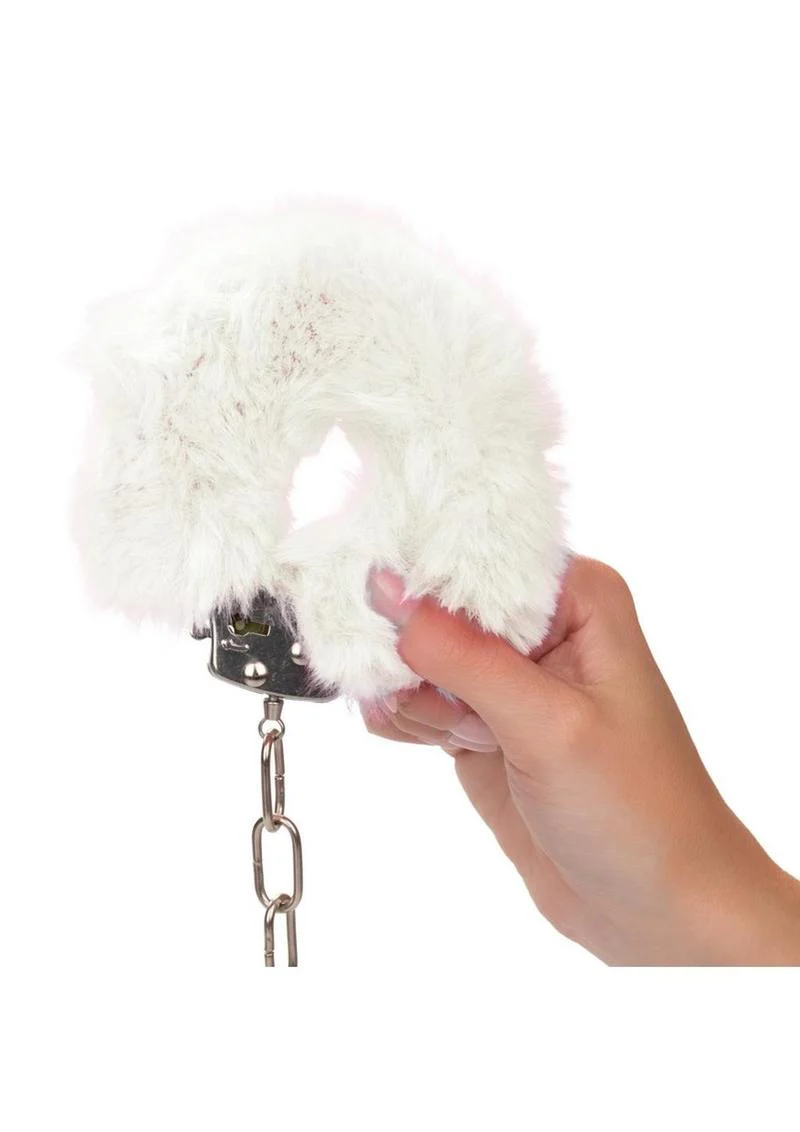 Ultra Fluffy Furry Cuffs Metal Handcuffs with Luxurious Faux Fur - Image 12