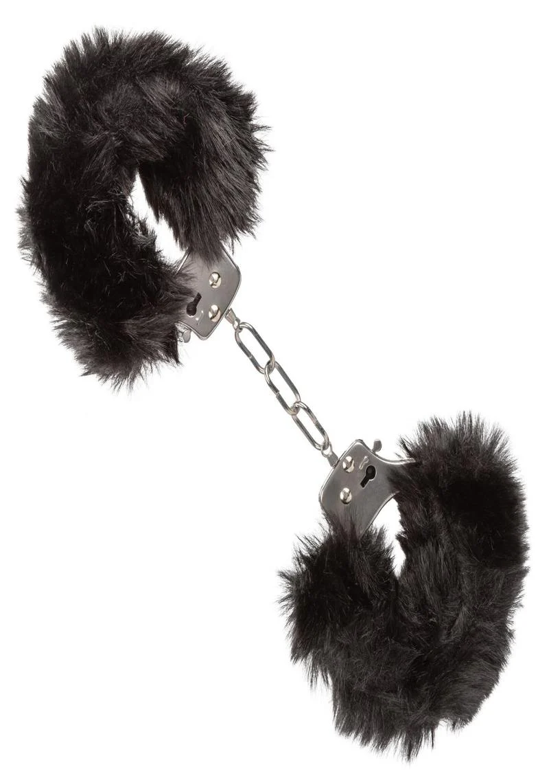Ultra Fluffy Furry Cuffs Metal Handcuffs with Luxurious Faux Fur - Image 2