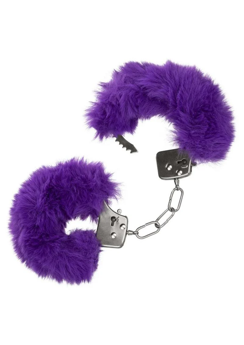 Ultra Fluffy Furry Cuffs Metal Handcuffs with Luxurious Faux Fur - Image 7