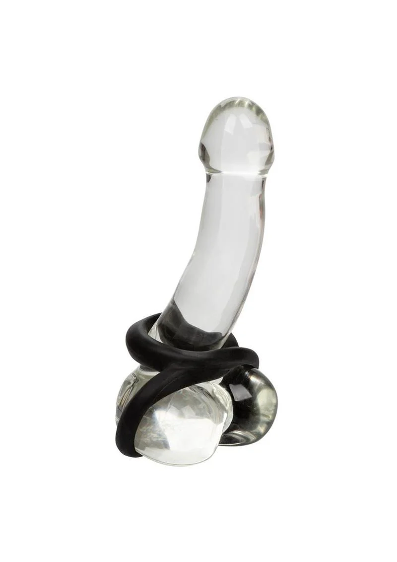 Ultra Soft Crazy 8 Dual Silicone Cock Ring - Image 2