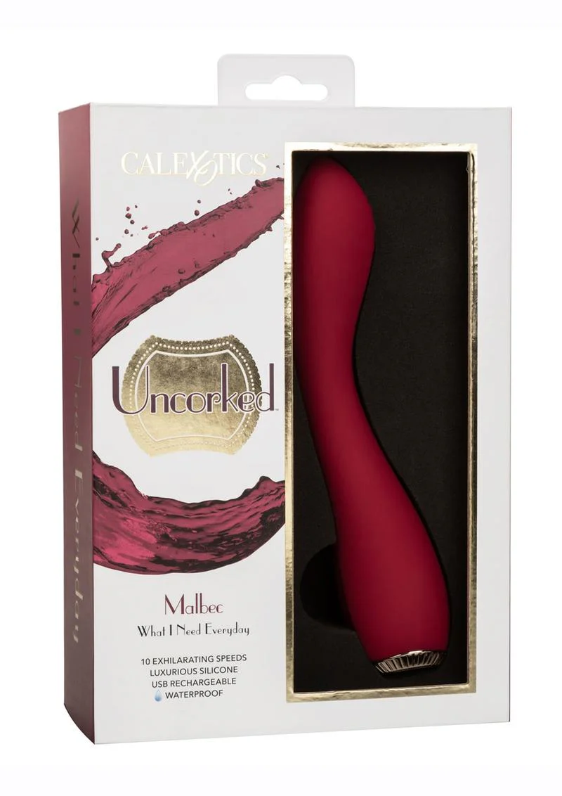 Uncorked Malbec Rechargeable Silicone Massager 10 Speeds - Image 3