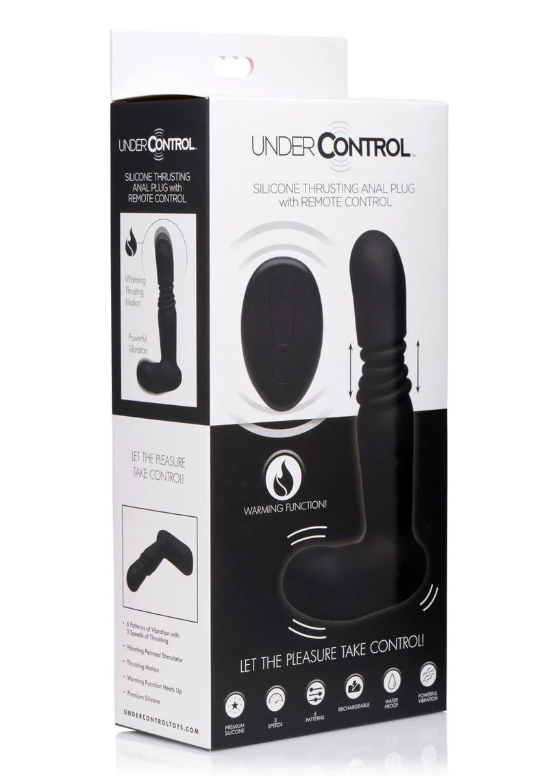 Under Control Rechargeable Thrusting Anal Plug - Image 4