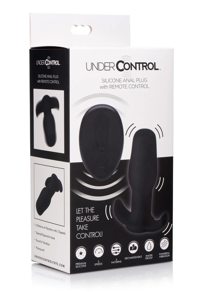 Under Control Silicone Anal Plug with Remote Control - Image 4
