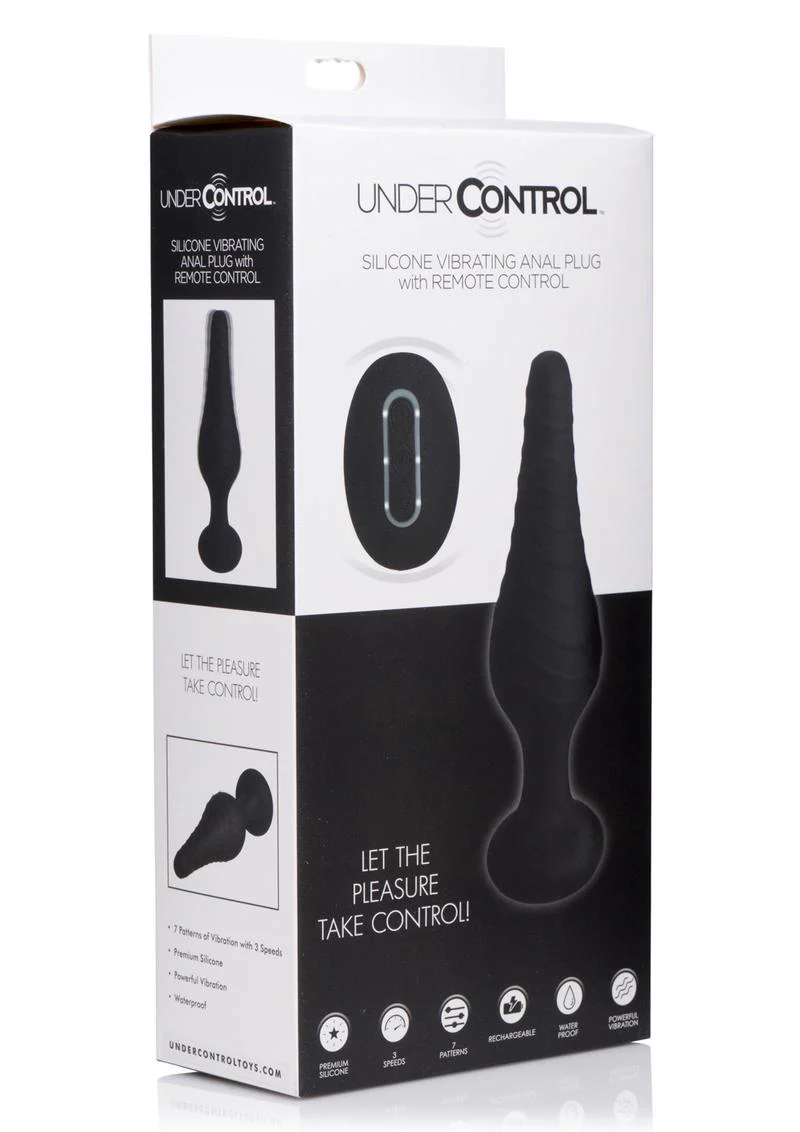 Under Control Silicone Vibrating Anal Plug - Image 4