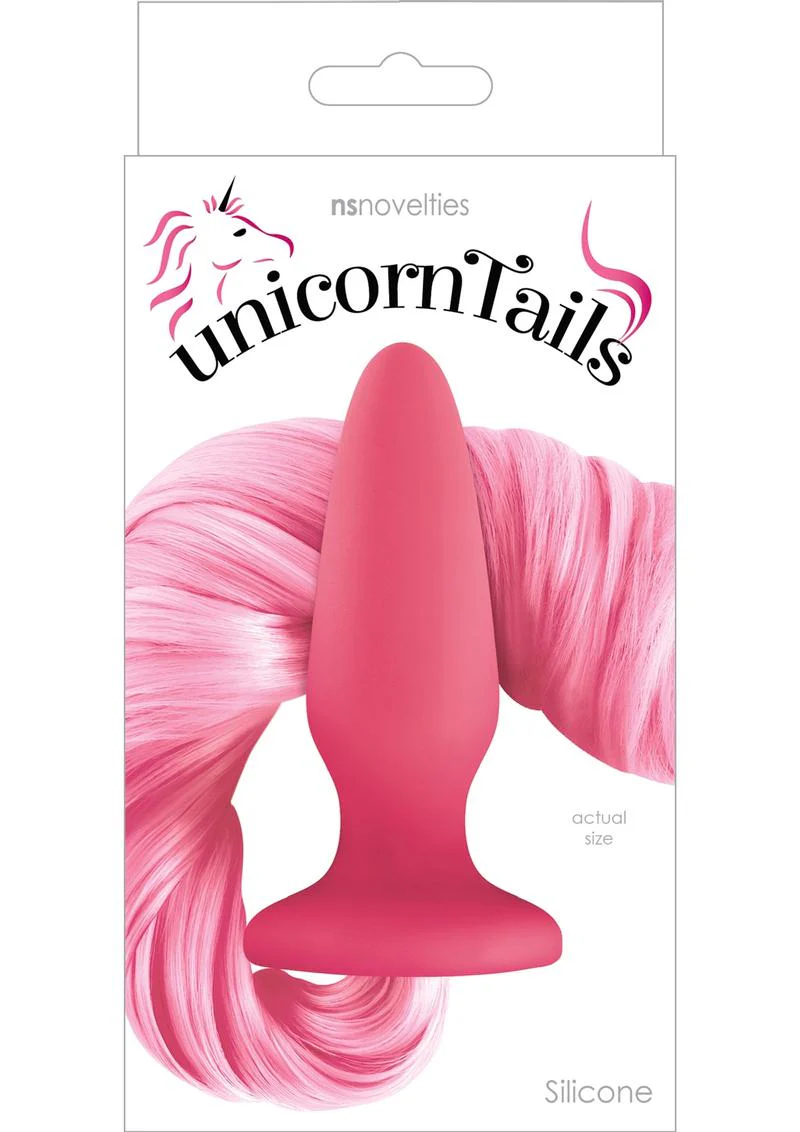 Unicorn Tails Silicone Anal Plug Available Rainbow - Image 4