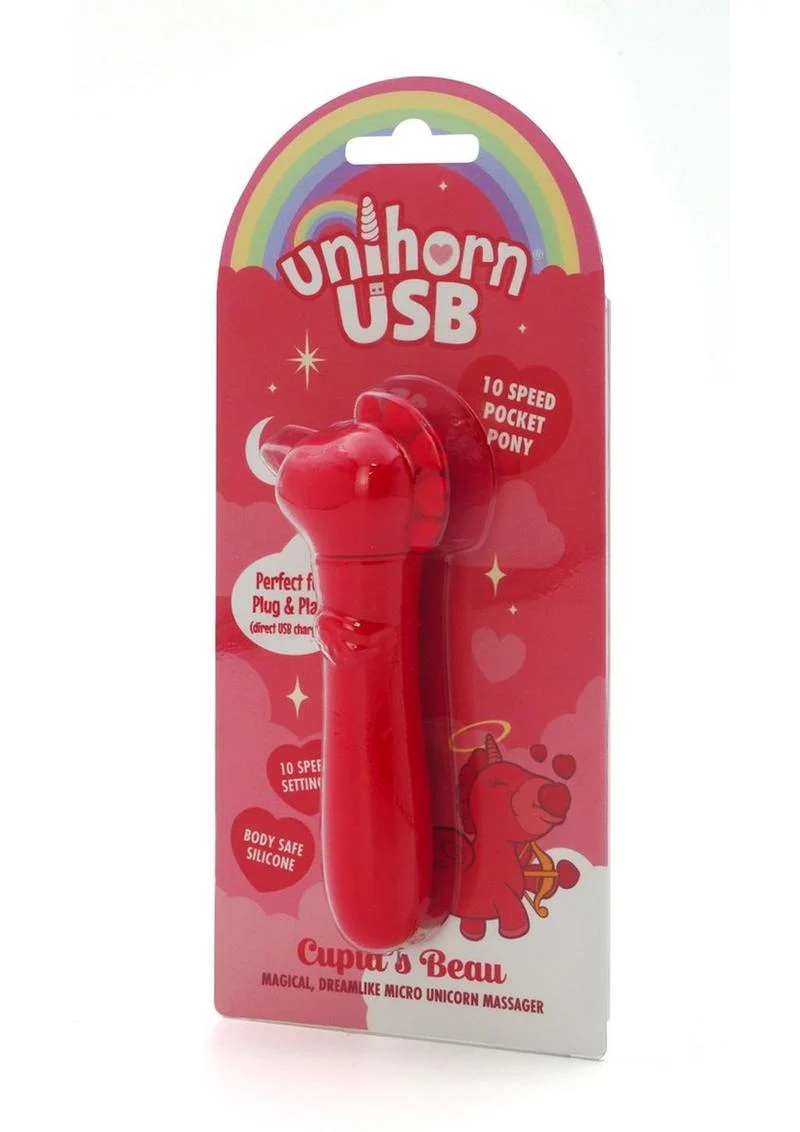 Unihorn Cupid's Beau 10 Speed Rechargeable Massager - Image 3