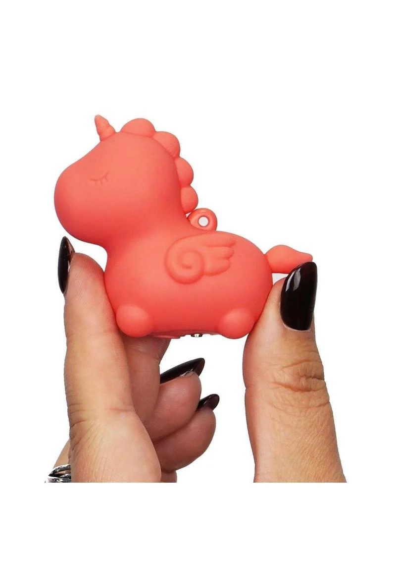 UniHorn Mini Peachy Pony Rechargeable Silicone Clitoral Vibrator - Image 3