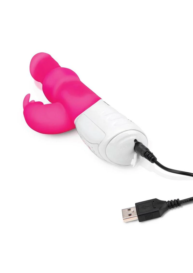 USB Rechargeable Rabbit Essentials Beads Vibrator - Image 6