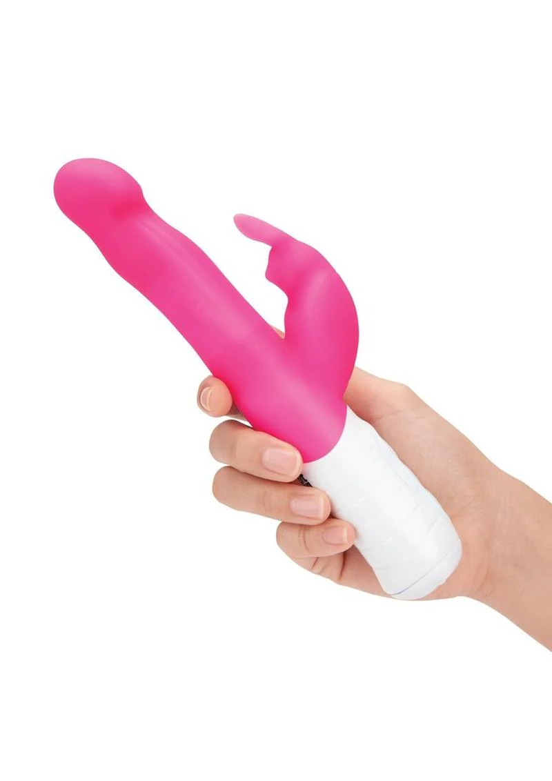 USB Rechargeable Rabbit Essentials Slim Shaft Vibrator - Image 5