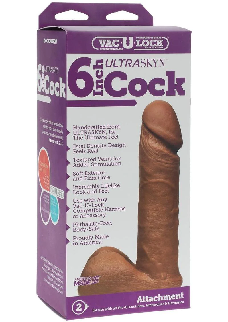 Vac-U-Lock 6-Inch ULTRASKYN Dildo Attachment - Image 13