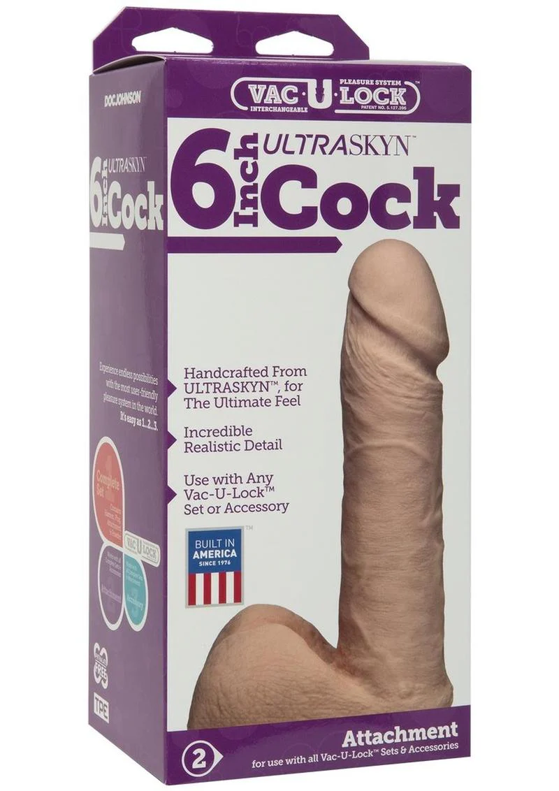 Vac-U-Lock 6-Inch ULTRASKYN Dildo Attachment - Image 14