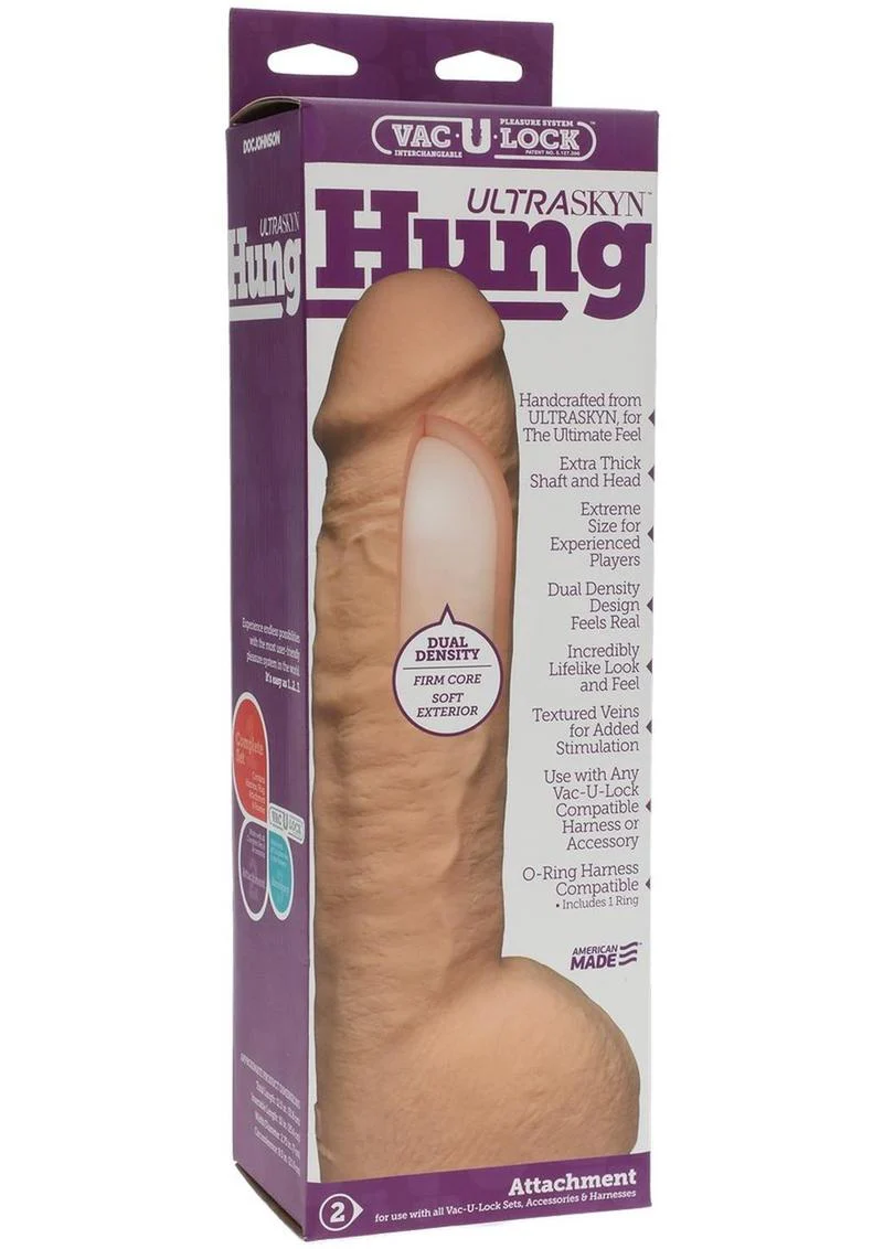 Vac-U-Lock Hung ULTRASKYN Dual Density Dildo - Image 7