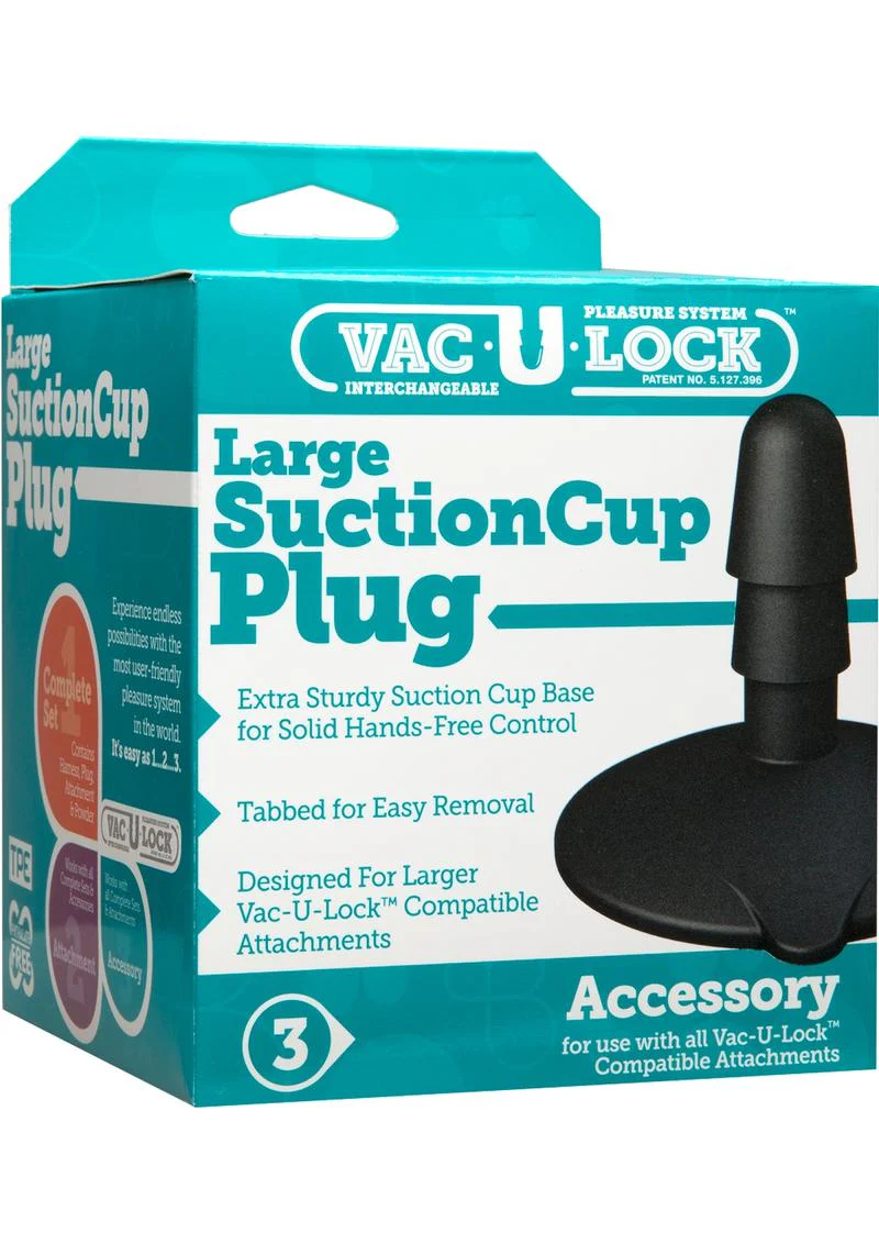 Vac-U-Lock Large Suction Cup Plug - Image 2