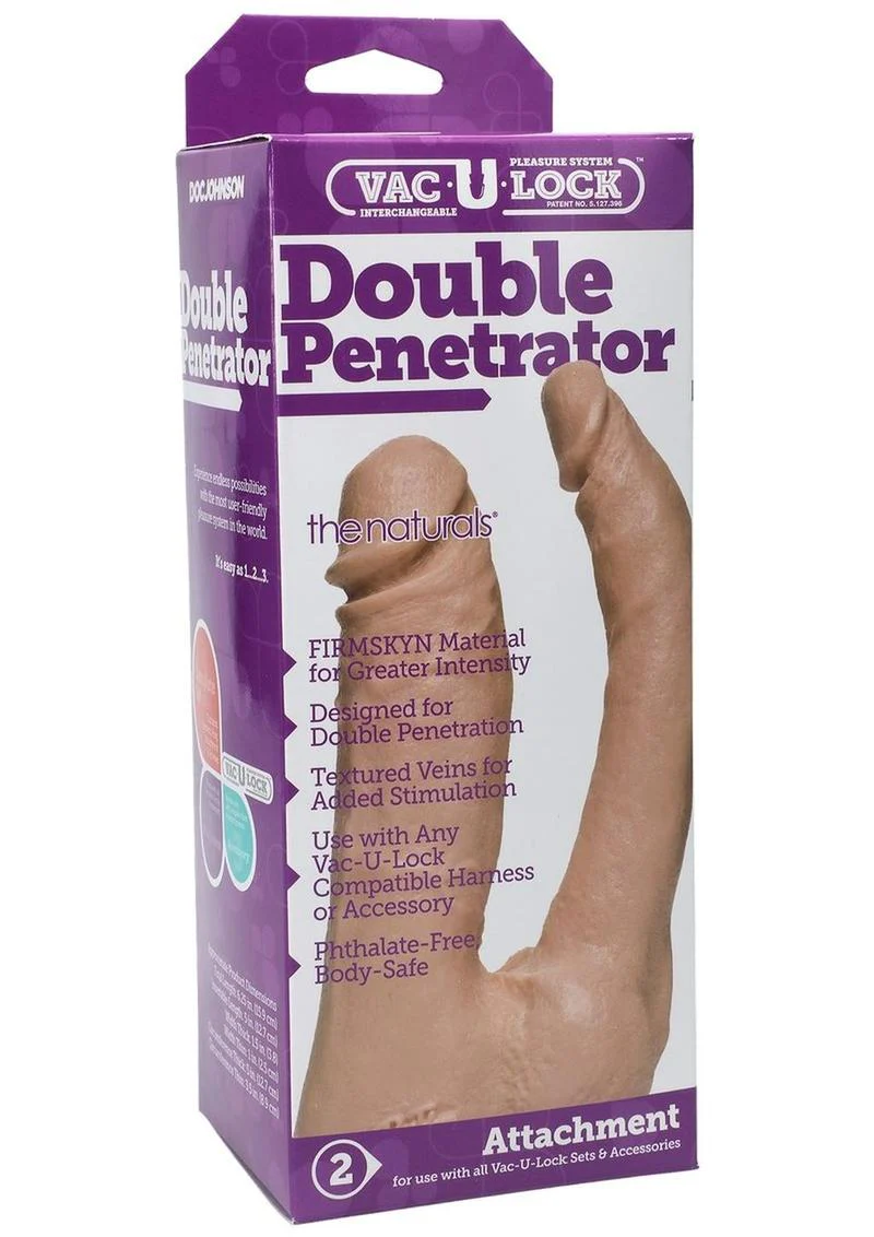 Vac-U-Lock The Naturals Double Penetrator Attachment - Image 2