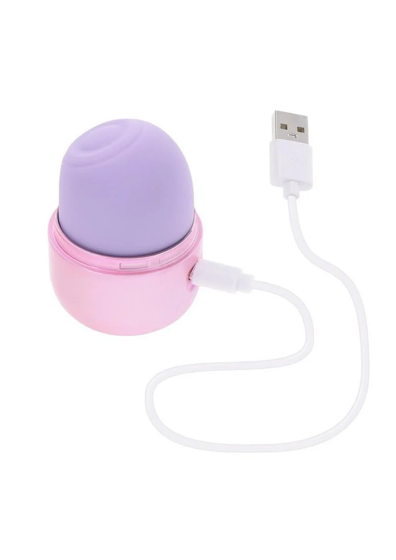 Vacation Vibes Tapping Rechargeable Silicone Discreet Vibrator - Image 3