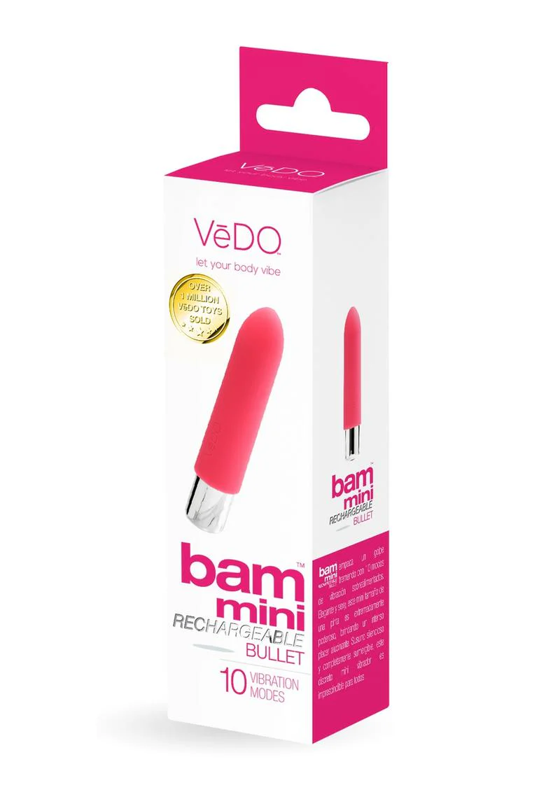 VēDO Bam Mini Rechargeable Bullet Vibrator - Image 4
