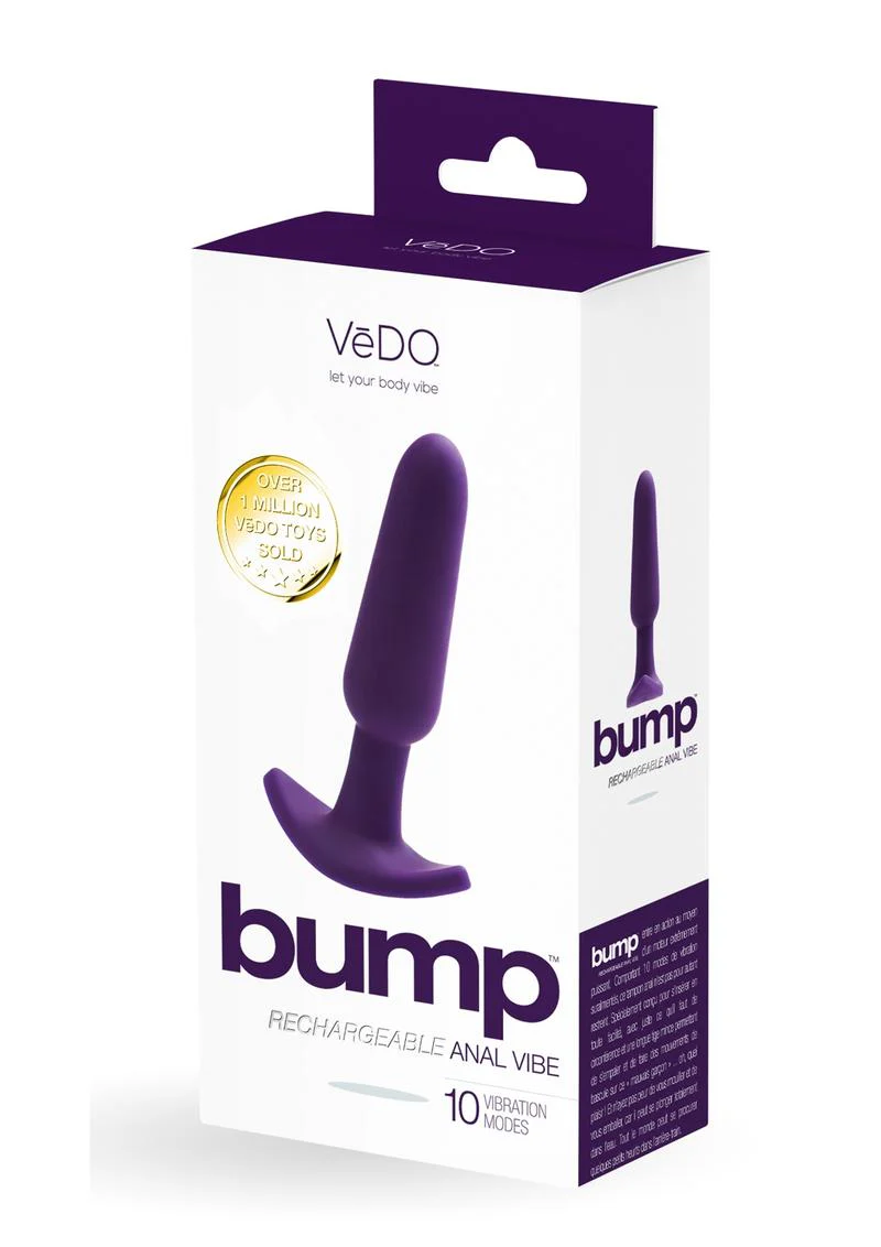 VēDO Bump Rechargeable Anal Vibe - Image 4