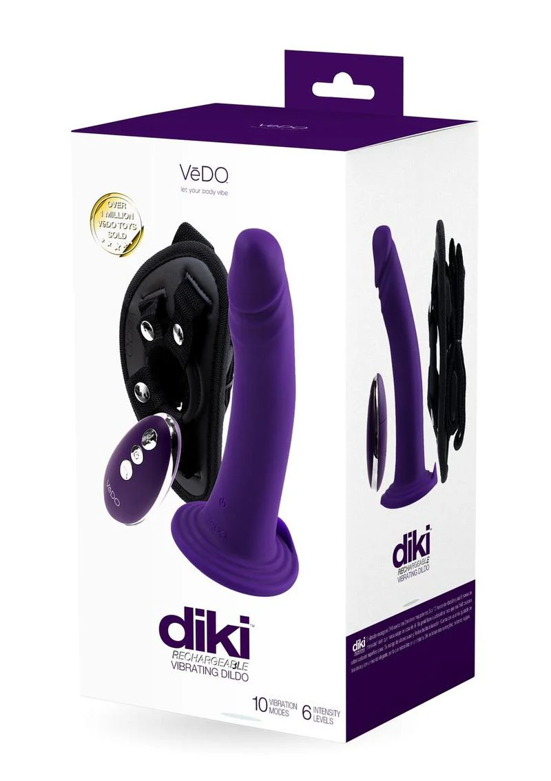 VeDO Diki Silicone Vibrating Dildo - Image 4