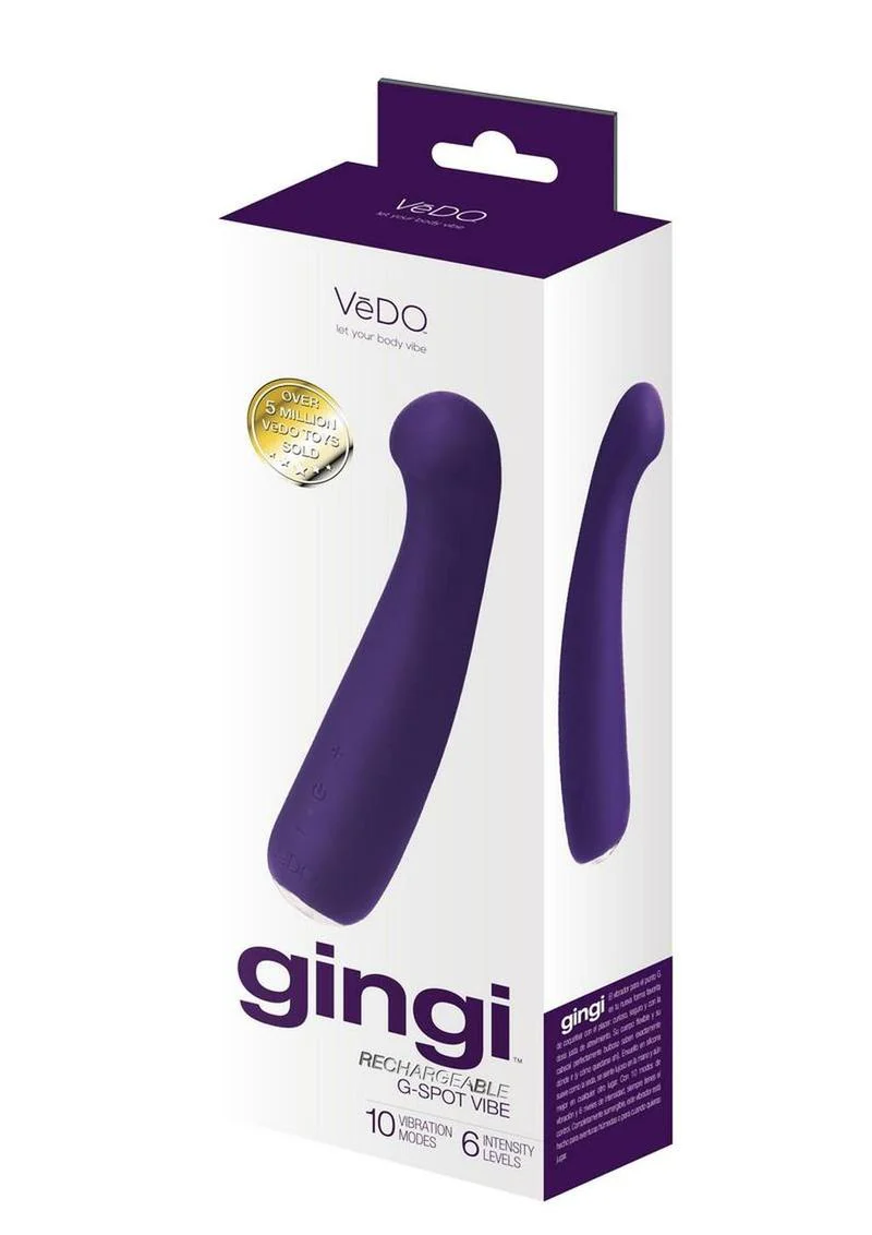 VeDO Gingi Rechargeable Silicone G-Spot Vibrator - Image 6